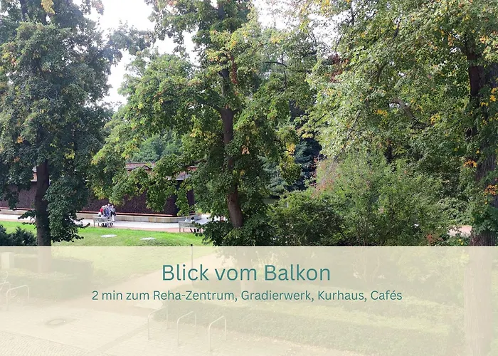 Im Herzen Der Kurstadt, Balkon, Küche, Blick Ins Grüne, Radfreundlich Bad Schmiedeberg