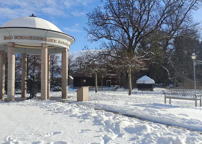Im Herzen Der Kurstadt, Balkon, Kueche, Blick Ins Gruene, Radfreundlich Daire Bad Schmiedeberg